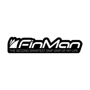 Second Smartest Snip-Snip - FinMan Sticker Decal