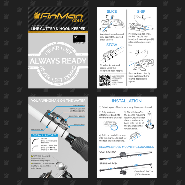 FinMan® Multitool - Rod Mounted Line Cutter and Hook Keeper – FinMan ...