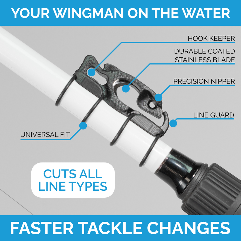 FinMan® Multitool - Rod Mounted Line Cutter and Hook Keeper – FinMan ...